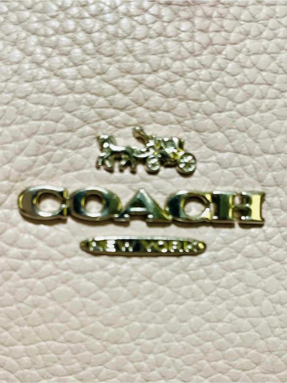 Coach Edie 31 Shoulder Bag with Scalloped Detail & Metal Hangtag